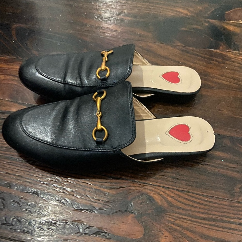 Real leather mules size 7 in excellent condition